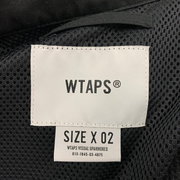 WTAPS Size M Black Polyester Cotton Zip Jacket - Picture 6 of 6